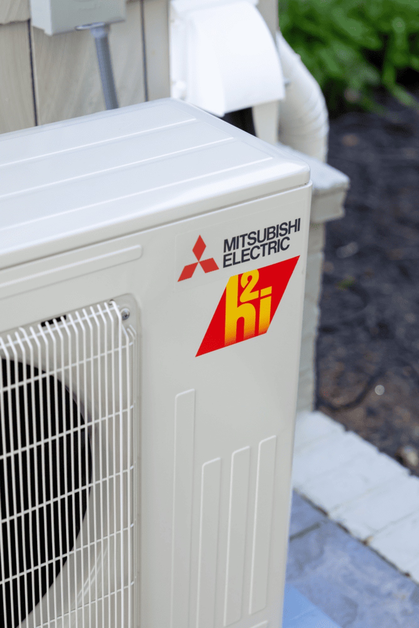 Ducted heat-pump system installed in a home