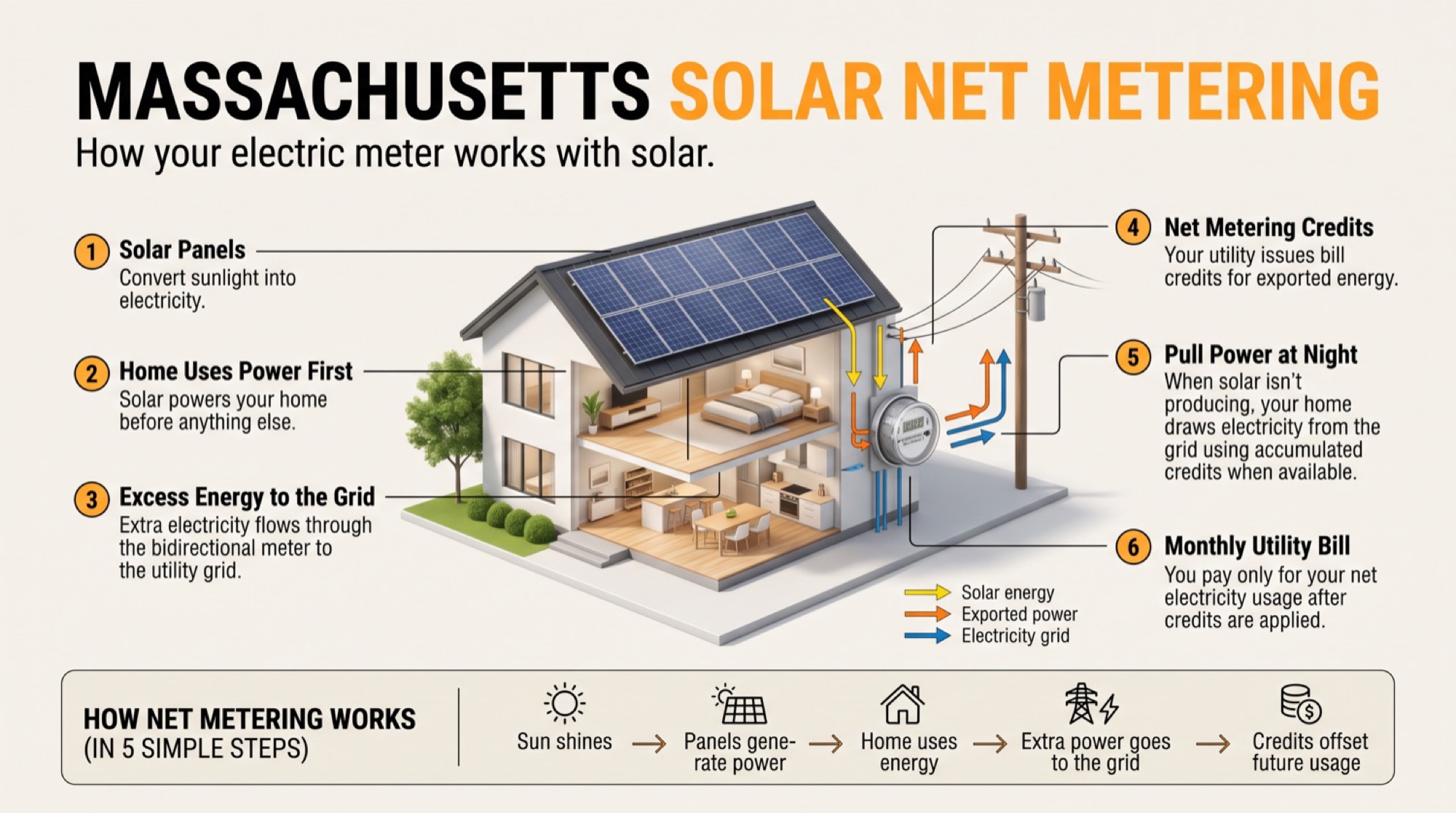 How the Massachusetts solar incentive stack works