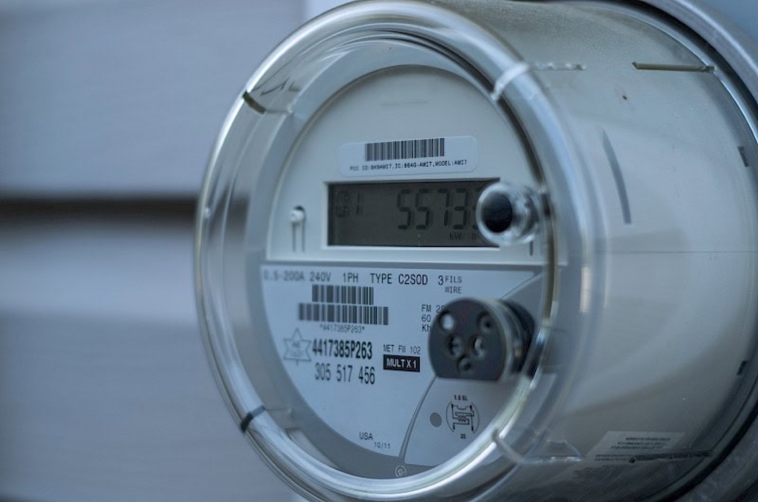 Massachusetts residential electric meter