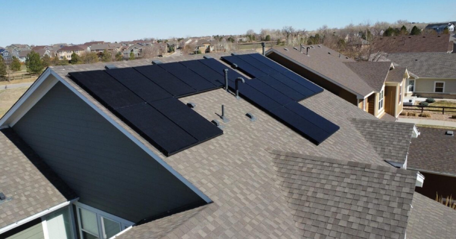 Completed rooftop solar near Woburn, MA